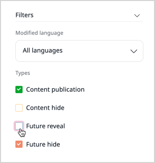 Viewing filters